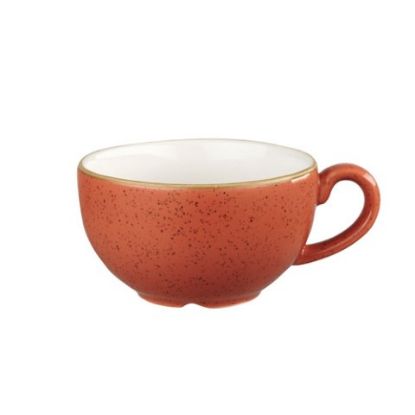 Picture of CASE OF 12 STONECAST CAPPUCCINO CUP 8oz 22.7cl ORANGE