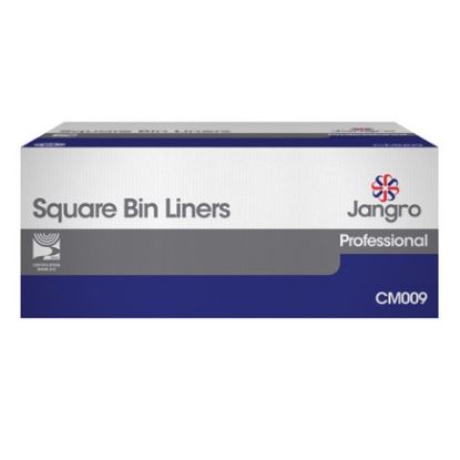 Picture of JANGRO SQUARE WHITE  BIN LINER 6/7MU 24/28G 15X24X24" x 100