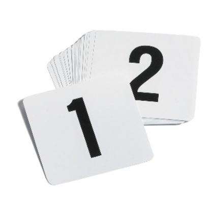 Picture of TABLE NUMBER CARD SETS 1-25  95x100mm