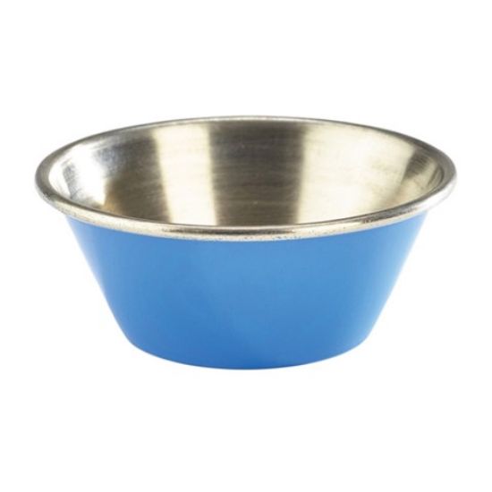 Picture of RAMEKIN 1.5OZ ST/ST BLUE - 6.1 x 3.5 x 2.5CM (TOP DIA x BASE DIA x H)