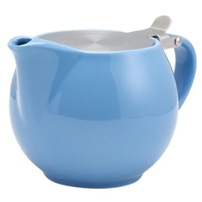 Picture of GENWARE PORCELAIN BLUE TEAPOT WITH ST/ST LID AND INFUSER 50CL 17.6oz (6)