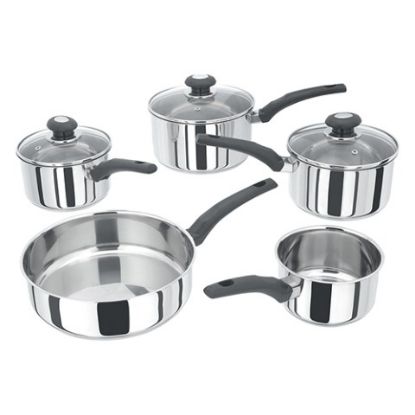 Picture of JUDGE 5 PIECE PAN SET (3 SAUCEPANSFRYPANMILKPAN)