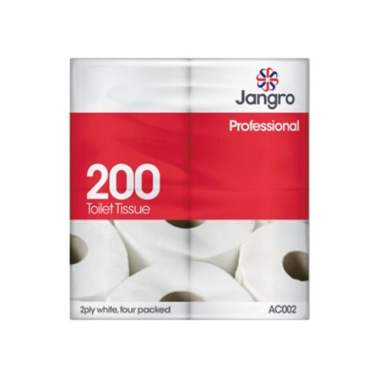 Picture of JANGRO TWIN WRAPPED TOILET ROLL 200SHT 2PLY   (36)