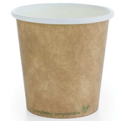 Picture of CASE OF 1000 VEGWARE BROWN KRAFT HOT CUP 4OZ