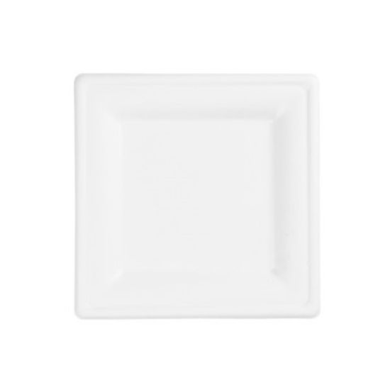 Picture of CASE OF (500) VEGWARE BAGASSE PLATE SQUARE 8"