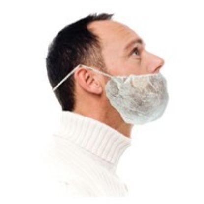 Picture of PACK OF BEARD MASK WHITE x 100