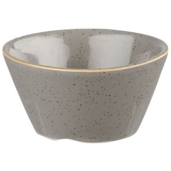 Picture of CASE OF 12 STONECAST SQUARED SAUCE DISH 3oz PEPPERCORN GREY