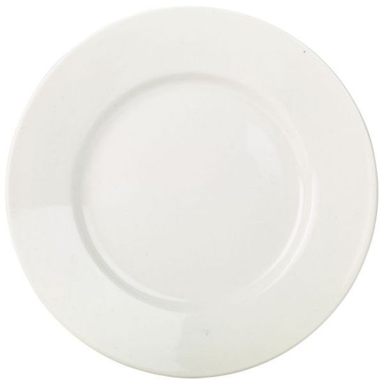 Picture of CASE OF 16 ORION WIDE RIM PLATE 23CM WHITE