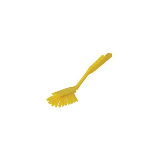 Picture of DISH BRUSH HALF RADIAL 10" YELLOW