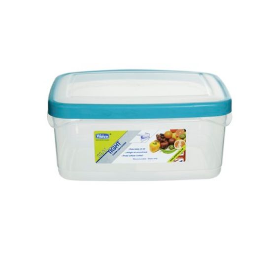 Picture of SEAL TIGHT RECT CONTAINER 2LTR WITH TEAL RIM LID