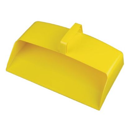 Picture of WIDE ENCLOSED PLASTIC DUSTPAN 12"  YELLOW