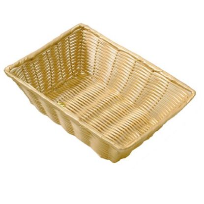 Picture of RECTANGULAR POLYWICKER BASKET 16"  410X290MM