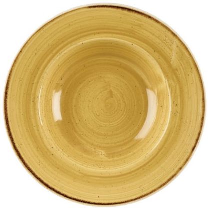 Picture of STONECAST PROFILE WIDE RIM BOWL 9.4" MUSTARD (12)