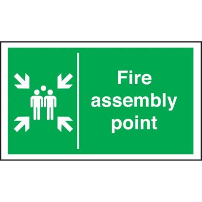 Picture of FIRE ASSEMBLY POINT WALL MOUNTED RIGID 400X600MM