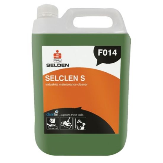 Picture of SELCLEN S IND/ MAINTENANCE CLEANER CONC. 5LTR  **LQ**