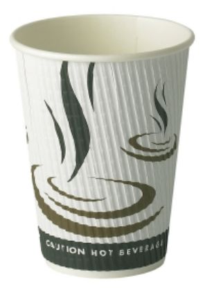 Picture of TRIPLE LAYER PAPER CUP COFFEE DESIGN 12oz (CASE OF 500)