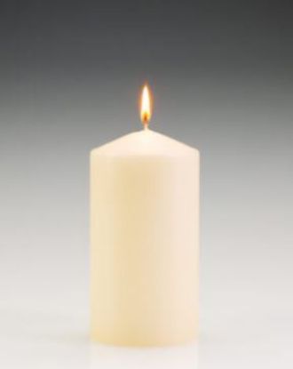 Picture of PILLAR CANDLE 80/150 IVORY (6)