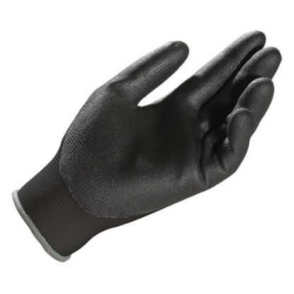 Picture of GENERAL PURPOSE GLOVE ULTRANE POLYURETHANE SIZE 9 BLACK