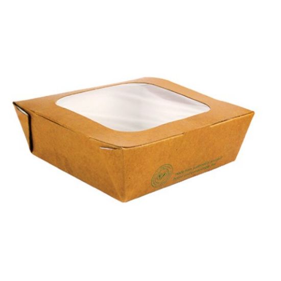 Picture of CAES OF (300) VEGWARE 22OZ MEDIUM WINDOW SALAD BOX