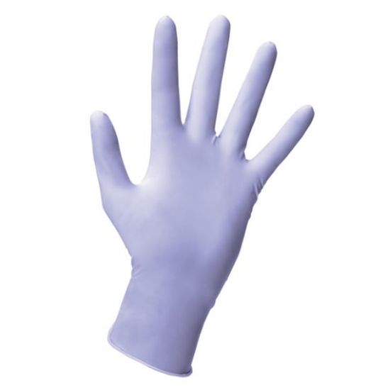 Picture of PACK 200 JANGRO PREMIUM NITRILE XLARGE BLUE EXAMINATION GLOVES  POWDERFREE