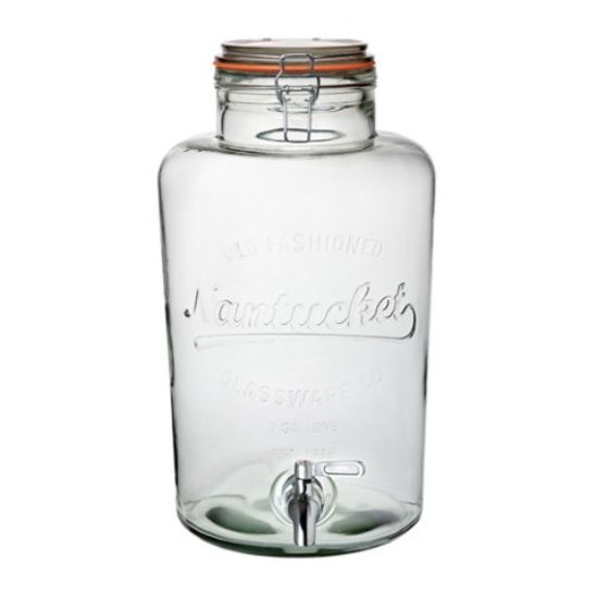 Picture of RUSTIC COUNTRY GLASS BEVERAGE DISPENSER 9.5LTR