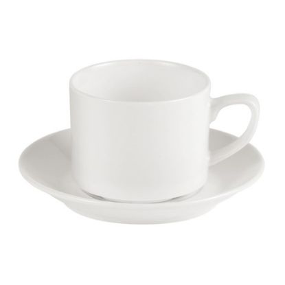 Picture of CASE OF CONNOISSEUR STACKING TEA CUP BONE CHINA 7OZ/20CL(6)