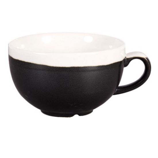 Picture of MONOCHROME CAPPUCCINO CUP 12oz ONYX BLACK (12)