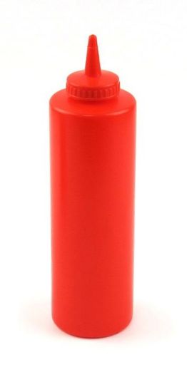 Picture of SQUEEZE BOTTLE 24OZ RED