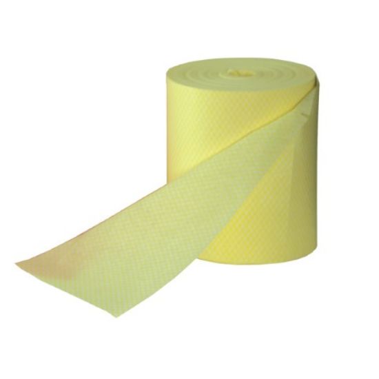 Picture of JANGRO LIGHTWEIGHT CLOTH ROLL YELLOW 350 SHEET ROLLS (2))