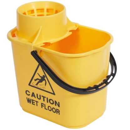 Picture of PROFESSIONAL  BUCKET & WRINGER 15LTR YELLOW