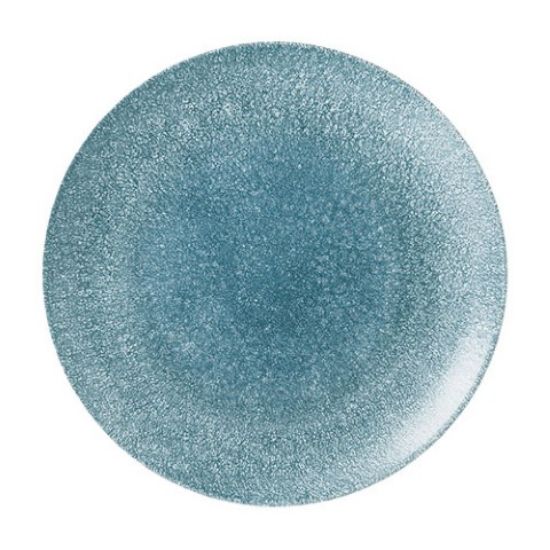 Picture of RAKU TOPAZ BLUE COUPE PLATE 11.25" (12)