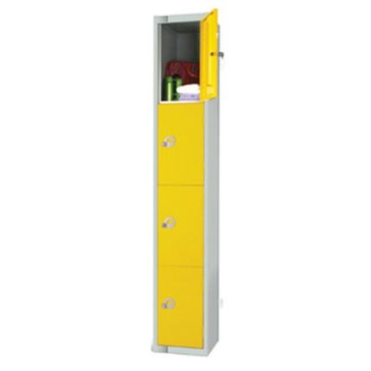 Picture of 4 DOOR STEEL LOCKER C-LOCK 1800X300X300