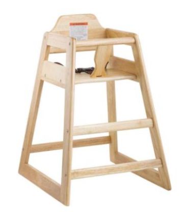 Picture of HIGH CHAIR NATURAL ASSEMBLED