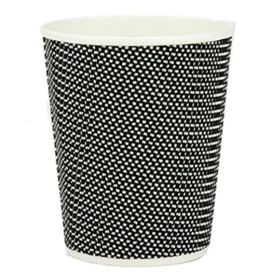 Picture of INSULATED MONO VIP HOT CUP 8OZ BLACK/WHITE x 25