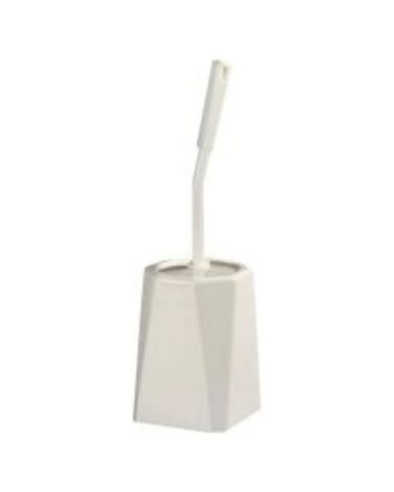 Picture of TOILET BRUSH AND HOLDER CLOSED WHITE