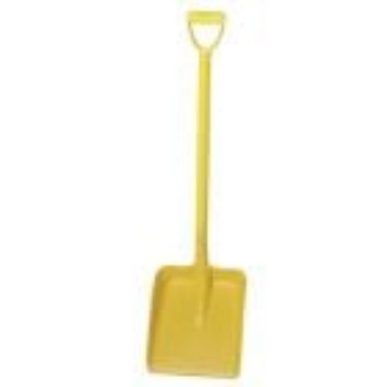 Picture of JANGRO HEAVY DUTY D-GRIPO HYGIENE SHOVEL YELLOW