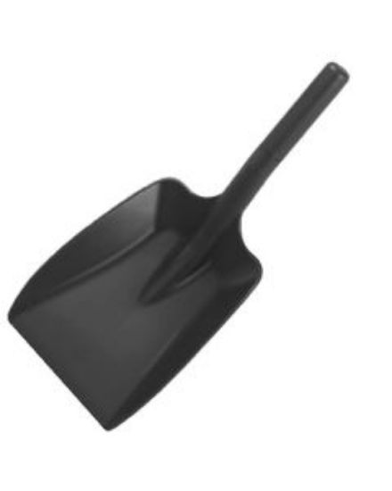 Picture of JANGRO HYGIENE HAND SHOVEL WITH SOFT GRIP BLACK