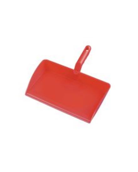 Picture of OPEN PLASTIC DUSTPAN 300MM RED