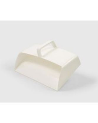 Picture of WIDE ENCLOSED PLASTIC DUSTPAN 12" WHITE 