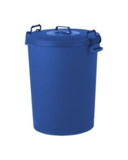 Picture of FOOD GRADE BIN WITH LID 110LTR BLUE