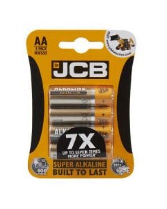 Picture of JCB SUPER ALKALINE BATTERIES AA (4)