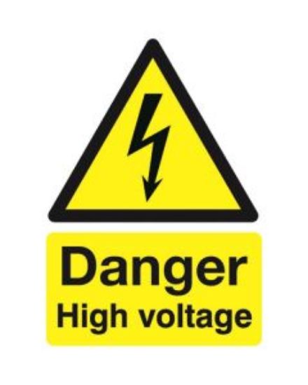 Picture of DANGER HIGH VOLTAGE 210X148 S/A