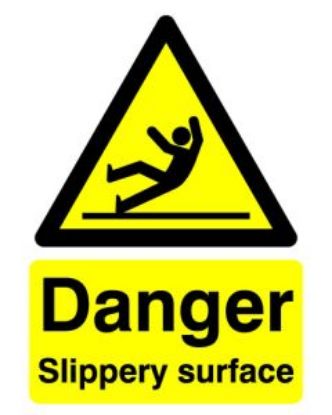 Picture of DANGER SLIPPERY SURFACE 297X210 S/A