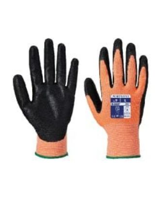 Picture of NITRILE FOAM GLOVE CUT 3 AMBER/BLACK SIZE 9/L