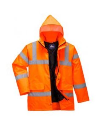 Picture of JANGRO HI-VIS COAT ORANGE SIZE S