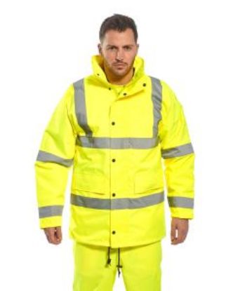 Picture of JANGRO HI-VIS COAT YELLOW SIZE XS