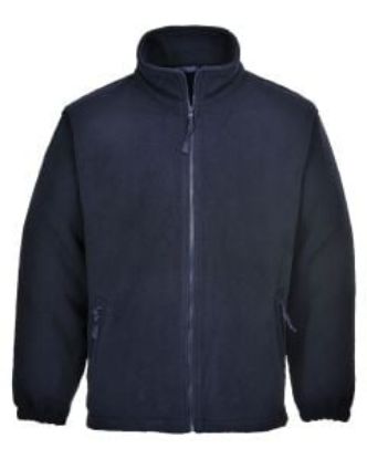 Picture of ARAN FLEECE JACKET DARK NAVY M