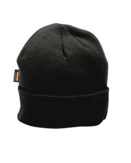 Picture of KNIT BEANIE HAT INSULATEX BLACK ONE SIZE