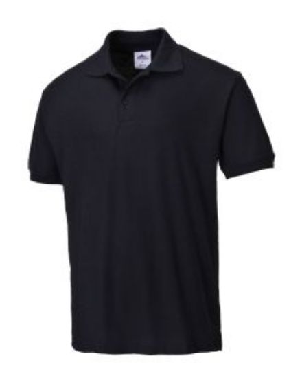 Picture of NAPLES POLO SHIRT BLACK MENS XL