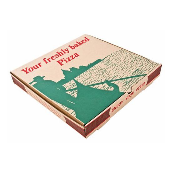 Picture of BROWN PLAIN PIZZA BOX 14" (45)